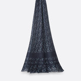 CASHMERE STOLE - OSCAR BLUE