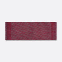 CASHMERE STOLE - OSCAR BURGUNDY RED