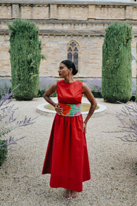 Écharpe pour femme PAZ FUCHSIA – Foulard en coton | Petrusse