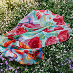 Écharpe pour femme PAZ FUCHSIA – Foulard en Soie | Petrusse