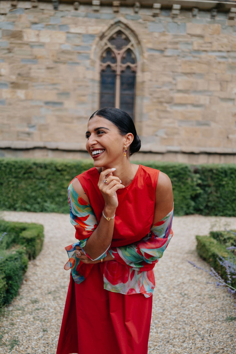 Écharpe pour femme PAZ FUCHSIA – Foulard en Soie | Petrusse