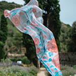 Écharpe pour femme PAZ PASTEL – Foulard en Soie | Petrusse