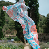 Écharpe pour femme PAZ PASTEL – Foulard en Soie | Petrusse