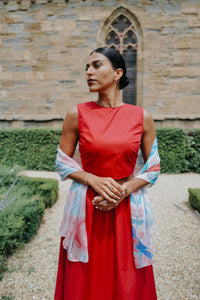 Écharpe pour femme PAZ PASTEL – Foulard en Soie | Petrusse