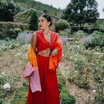 Écharpe pour femme PLAGE ROSE – Foulard en coton | Petrusse