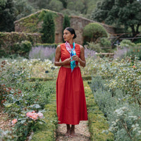 Carré en soie VIDA EMERAUDE 90x90cm | Petrusse