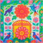 Carré en soie VIDA FUCHSIA 90x90cm | Petrusse