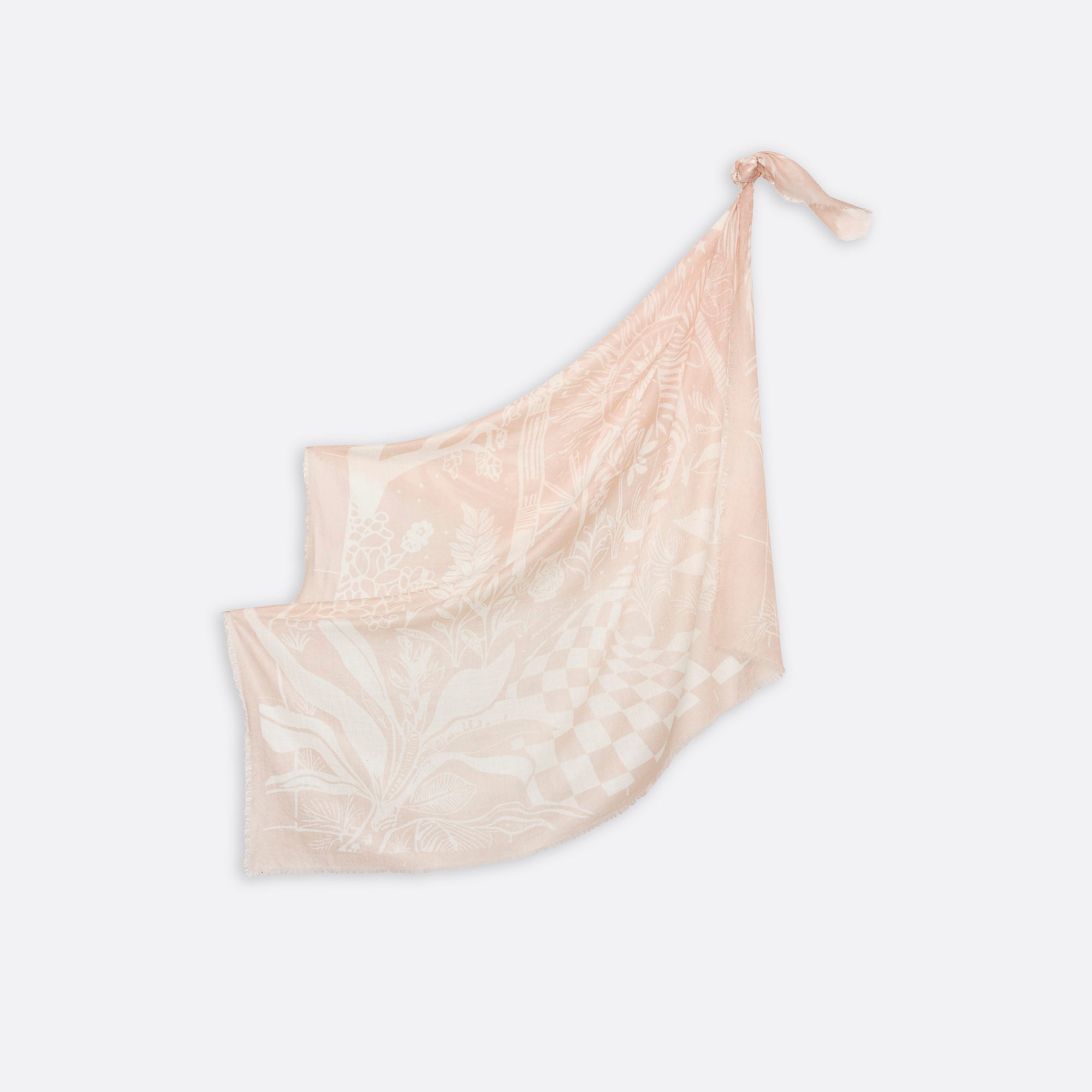 CARRE CACHEMIRE 120 - VILLA BEIGE