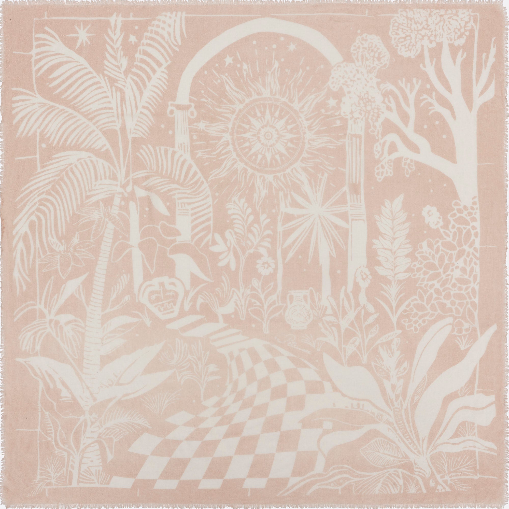 CASHMERE SCARF 120 - VILLA BEIGE