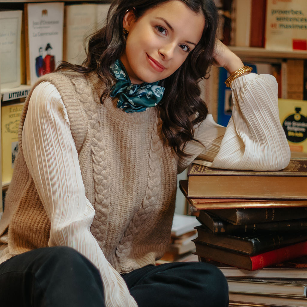 CARRE SOIE 65 - ALIENOR EMERAUDE