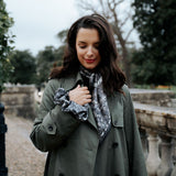 CARRE SOIE 65 - BOHEME MINI NOIR