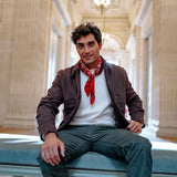 CARRE SOIE 65 - BOHEME MINI ROUGE