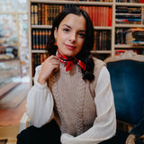 CARRE SOIE 65 - BOHEME MINI ROUGE