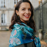 SILK SCARF 105 - FANNY EMERALD