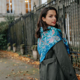 SILK SCARF 105 - FANNY EMERALD