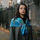 SILK SCARF 105 - FANNY EMERALD