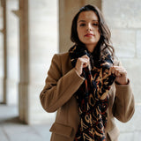 WOOL STOLE - MAGELLAN BROWN