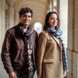 WOOL STOLE - MAGELLAN BROWN