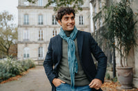 WOOL SCARF 100 - OLIVIER EMERALD
