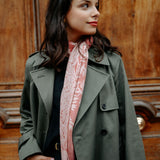 CARRE LAINE 100 - OLIVIER ROSE POUDRE