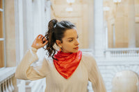 SILK SCARF 90 - OLIVIER FUCHSIA
