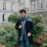 CASHMERE STOLE - OSCAR BLUE
