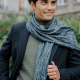 CASHMERE STOLE - OSCAR BLUE