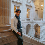 CASHMERE STOLE - OSCAR BLUE