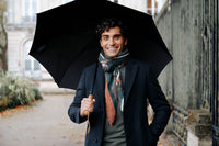 WOOL SCARF 120 - PARIS KHAKI