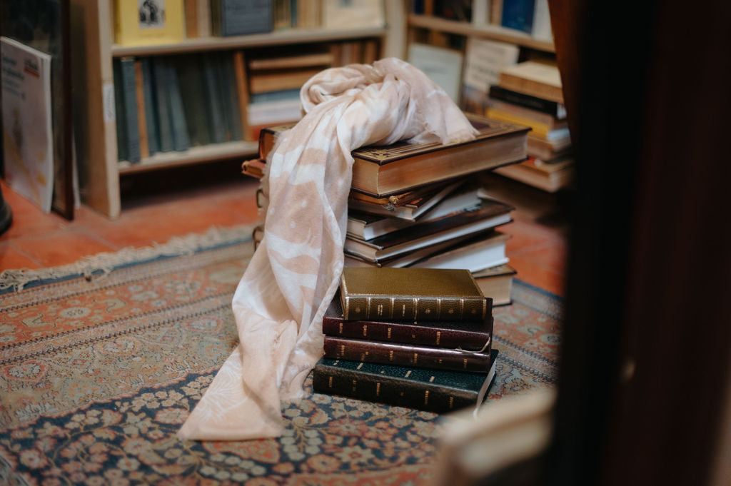 CASHMERE SCARF 120 - VILLA BEIGE