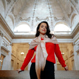 CASHMERE SCARF 120 - VILLA BEIGE