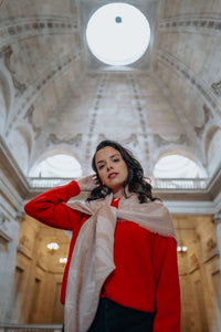 CASHMERE SCARF 120 - VILLA BEIGE