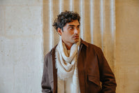 WOOL SCARF 120 - VILLA BEIGE