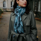 WOOL SCARF 120 - VILLA SKY GRAY