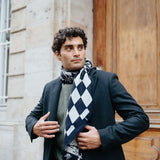 WOOL SCARF 120 - VILLA NAVY