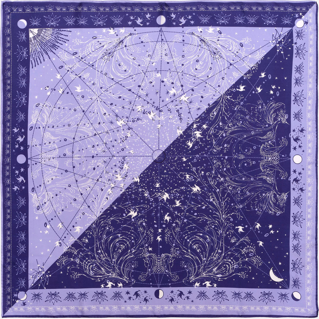 CARRE SOIE 90 - ZENITH LILAS