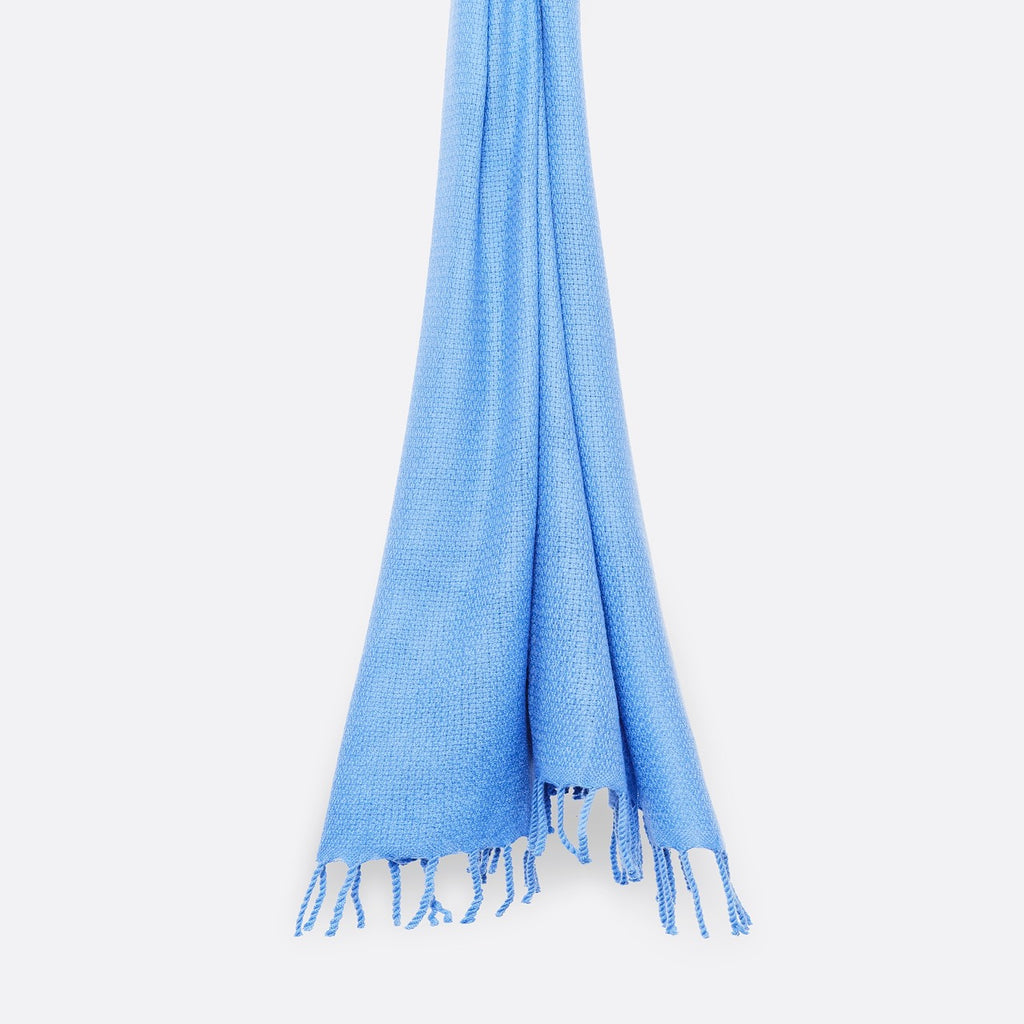 Écharpe en Cachemire | Petrusse ALMA BLEU pour Femme et Homme