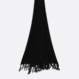 Écharpe En Cachemire Petrusse Alma Noir Pour Femme Et Homme