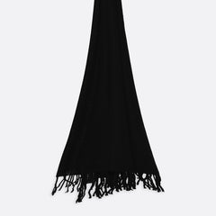 Écharpe En Cachemire Petrusse Alma Noir Pour Femme Et Homme