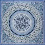 Carré En Soie 130 Petrusse Boheme Bleu | Foulard Pour Femme Et Homme