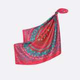 Petrusse Carre Soie 65 - Boheme Mini Fuchsia