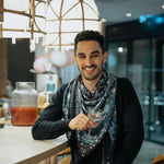 Carré En Soie 130 Petrusse Boheme Noir | Foulard Pour Femme Et Homme
