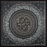Carré En Soie 130 Petrusse Boheme Noir | Foulard Pour Femme Et Homme