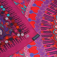 Carré en Soie 130 PETRUSSE BOHEME PRUNE | Foulard pour femme et homme