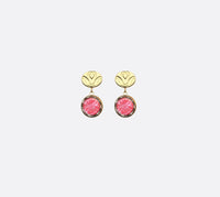 BOUCLES D'OREILLES EMMA - Rose Framboise