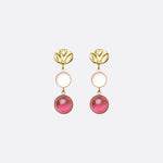 Petrusse Boucles D'Oreilles Juliette - Blanc Rose