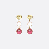 Petrusse Boucles D'Oreilles Juliette - Blanc Rose