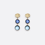 Petrusse Boucles D'Oreilles Juliette - Bleu Saphir Aqua