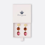 Petrusse Boucles D'Oreilles Juliette - Orange Fuchsia