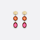 Petrusse Boucles D'Oreilles Juliette - Orange Fuchsia